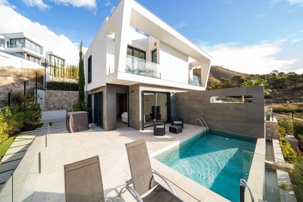 Schwimmbad des Ferienhauses