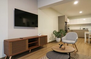 Living room with tv