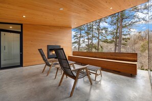 Enjoy lake access or just the gorgeous views from our picturesque patio space in the center of the house.