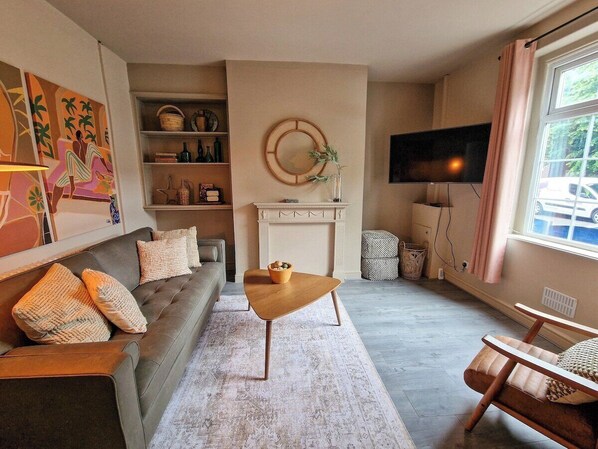 Relax with family and friends in our super stylish living space