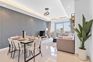 Experience unmatched views in our bright, spacious living room
