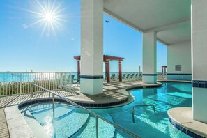 Gulf side indoor outdoor pool