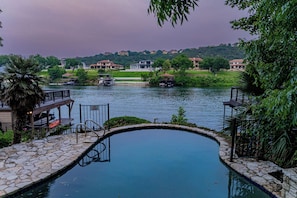 Outdoor Pool View - Walker Luxury Vacation Rentals