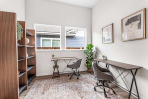 Dedicated office and work space