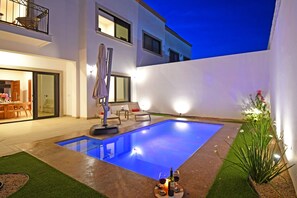 Pool and patio.