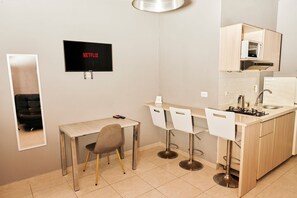 Dining area,TV and multimedia