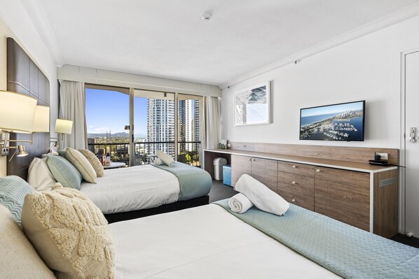 Studio room - 2 x Double beds