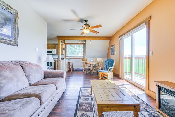 Dillon Vacation Rental | 2BR | 1BA | 800 Sq Ft | Stairs Required