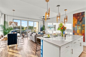 Kitchen and Living Room