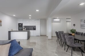 Kitchen and dining area