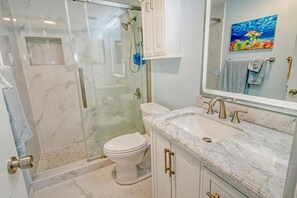Newly remodeled master bathroom