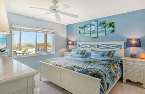 Master bedroom with Gulf View