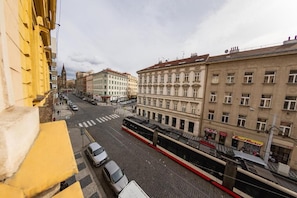 Blick von der Unterkunft