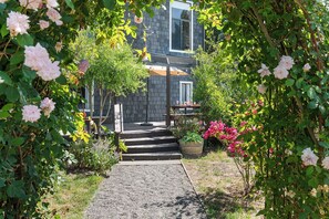 Ojo House is your garden "oasis." Step through the garden gate to explore.