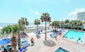 Staying at a resort with pools and the beach just steps away offers an unbeatable vacation experience.