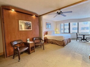 Sitting  Area and the murphy bed | Listed with @BookTraverse
