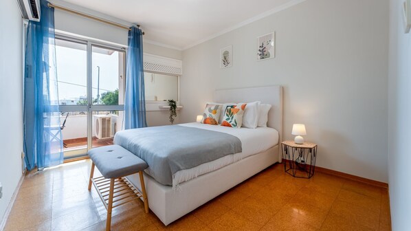 The bedroom offers a comfy mattress and quality bed linen for a good night's rest
#bedroom #relax #rest #algarve #portugal