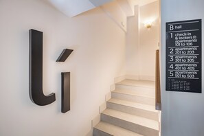 Interior entrance