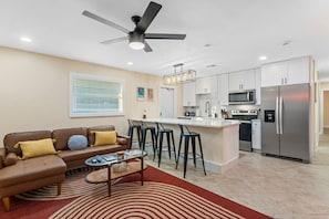 Welcome to The Shark Tank Cocoa Beach Quadplex. This is our "Retro Florida" unit. If you're interested in booking multiple units, please reach out!