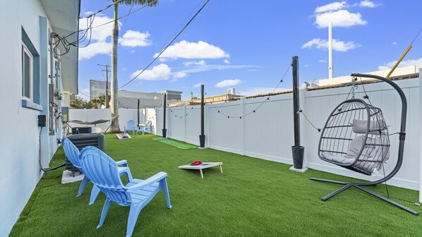 Enjoy outdoor fun in this private space