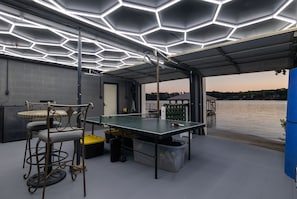 The ultimate hang out space right at the waters edge!