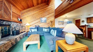 Indoors, Hardwood, Stained Wood, Furniture, Living Room