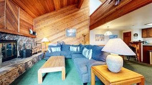 Indoors, Hardwood, Stained Wood, Furniture, Living Room