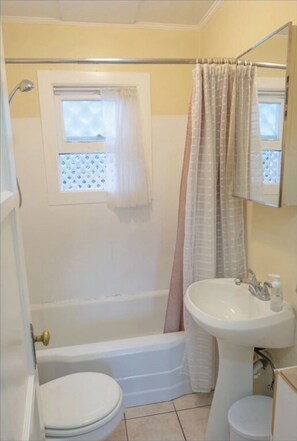 small bathroom with lots of storage space