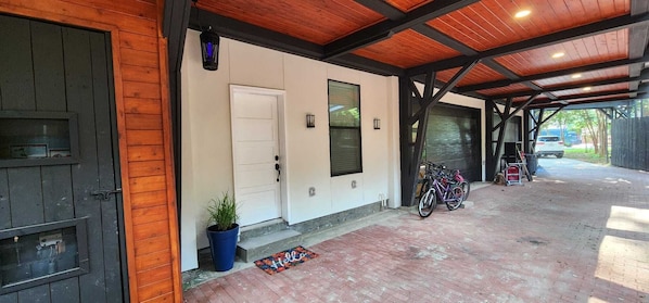 Your privately gated main entrance