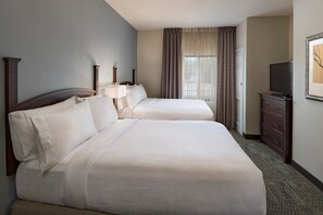 Drift to sleep in a comfortable bed after a wonderful day outside.