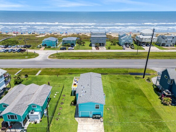 Across the street from the beach access!