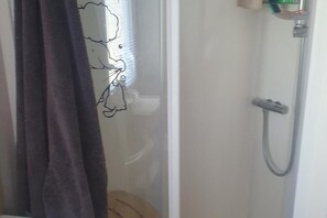 Shower with shower stool
