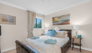 Master's bedroom with cozy double bed