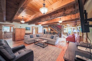 Tons of indoor space for large families and groups