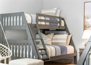 The bunk room will be a BIG hit with the kids!