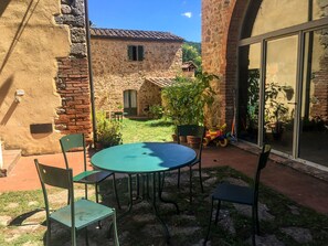 Outside seating area