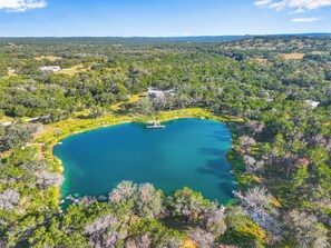 Soak up some rays on the dock at the lake