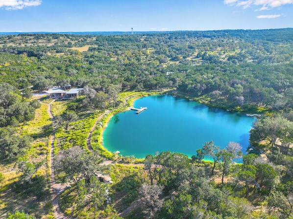 Plum Wild is situated at the banks of the farm lake