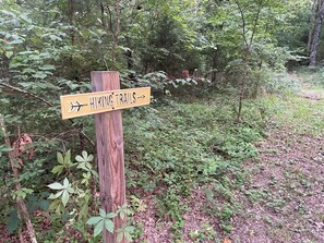 Cleared hiking trails on 85 acres of woods