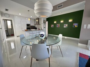 Dining area for the villa