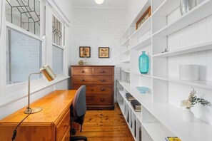 Work remotely, create your itinerary, or catch up on study in the dedicated office area. 