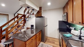 Indoors, House, Staircase, Refrigerator, Sink
