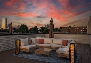 Private Rooftop views with beautiful Sunset Views
