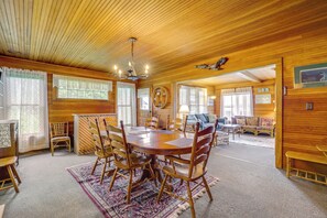 Dining Room | Dishware & Flatware Provided | 1st Floor