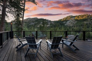 Stunning mountain views complemented by brand-new chairs.