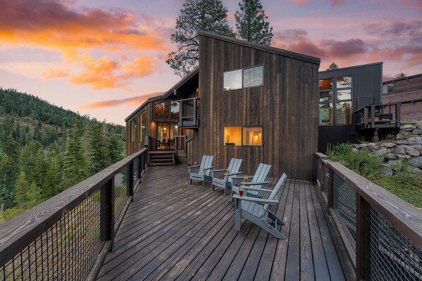 Spacious deck.
