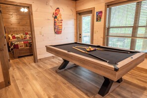 Away From It All's pool table