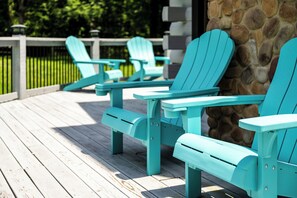Lunar Lodge's relaxing decks