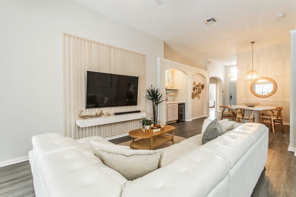 -Experience a luxurious living room featuring stylish décor and premium finishes for a sophisticated ambiance.  -Relax on cozy sofas  designed for ultimate comfort and style.