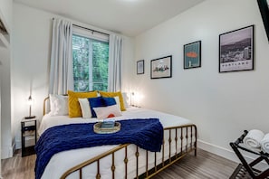 Sleep well on new King-sized memory foam Vibe mattresses, high thread-count sheets, and hotel-quality pillows.